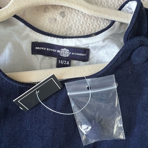 Liberty Square Longalls- Bulls Bay Blue Corduroy - Picture 2 of 4